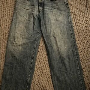 Eddie Bauer Men's Dark Wash Straight Jeans